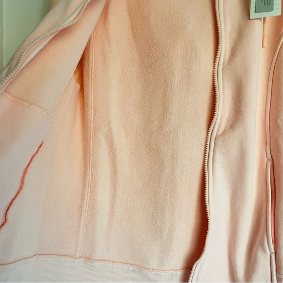 *DONATED* AIM NWT Pink Fleece Full Zip Hoodie with Thumbholes Size Small - Picture 15 of 16